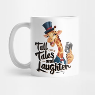 Whimsical Giraffe: Tall Tales and Laughter Mug